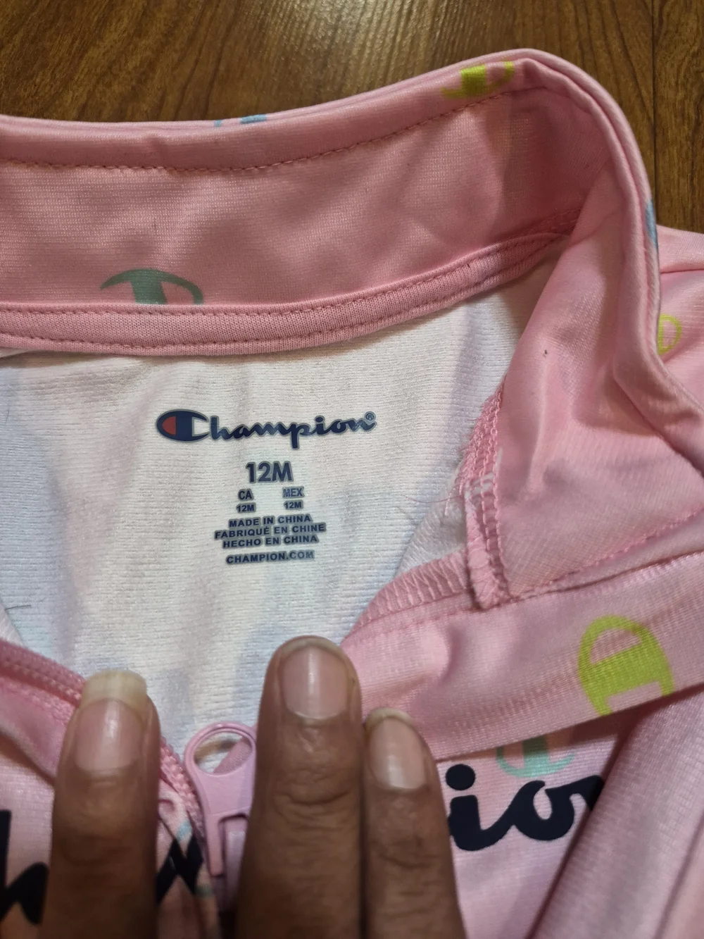 Champion Pink Logo Track Set - Girls